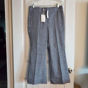 J Crew NWT blue & white pants